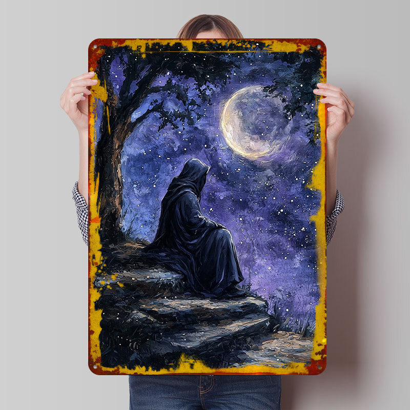 Custom Night Sky - Plaque en étain Night Sky Watcher,