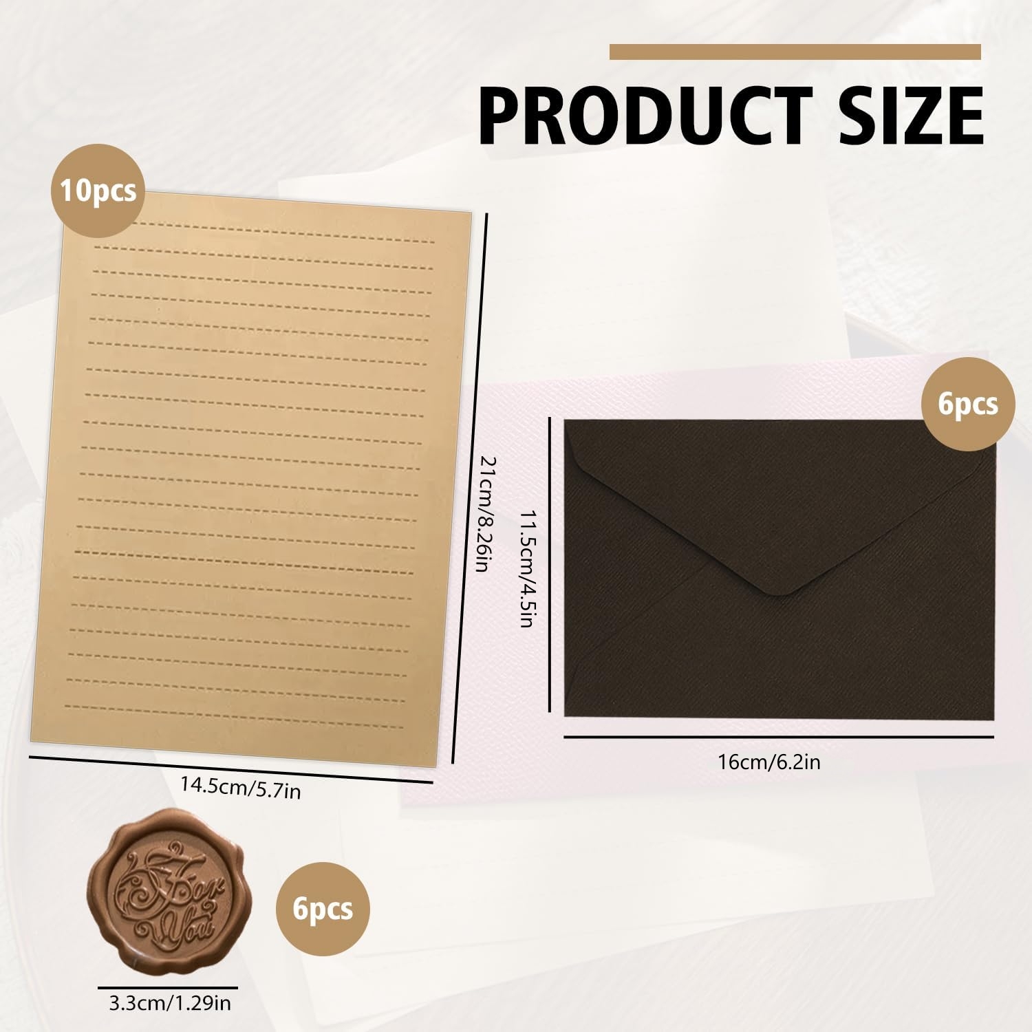 Ensemble de papier à écrire vi - Wax Seal Letter Kit avis et prix