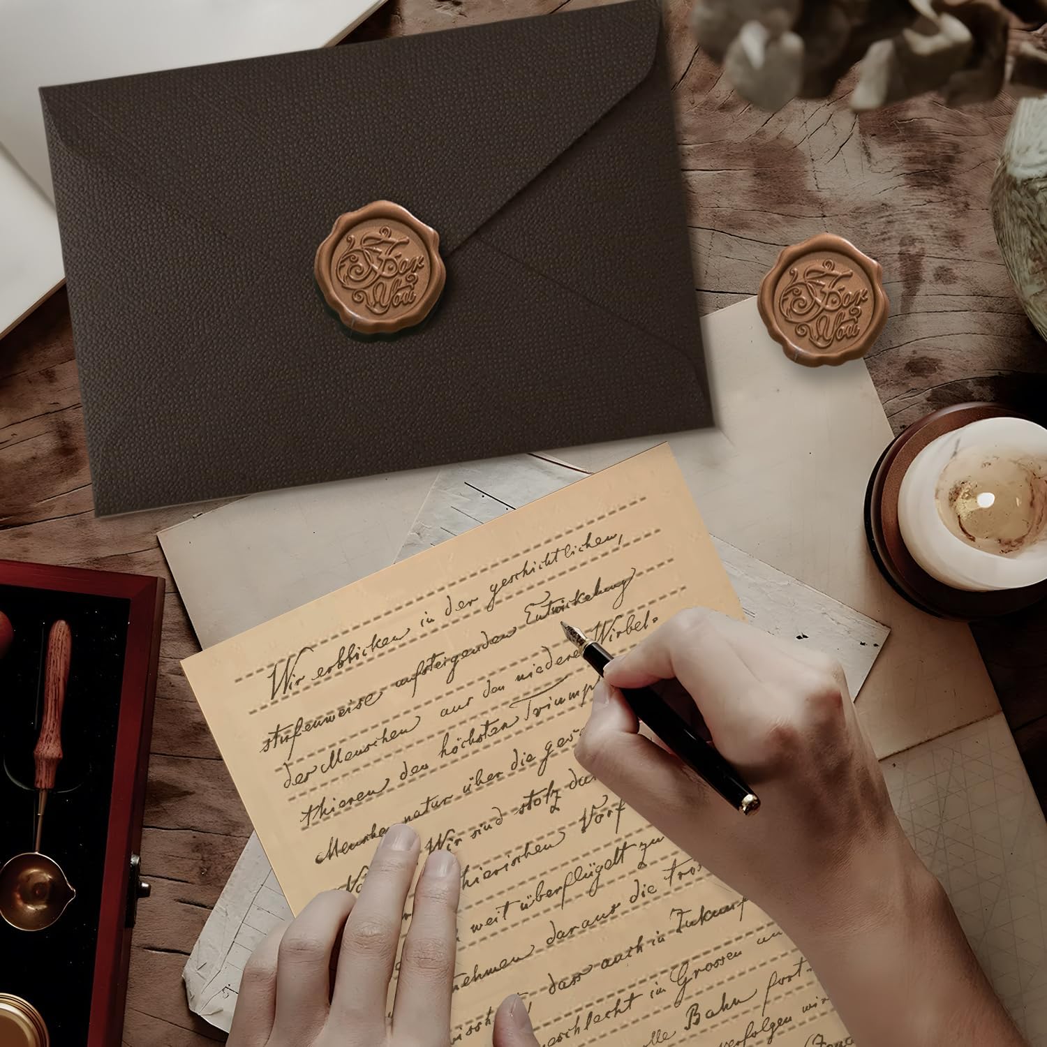 Ensemble de papier à écrire vi - Wax Seal Letter Kit avis et prix