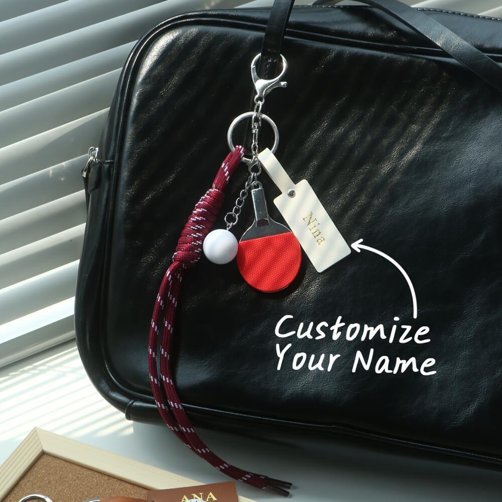 Porte-clés personnalisé sur le - Monogram Keychain Leather avis et prix