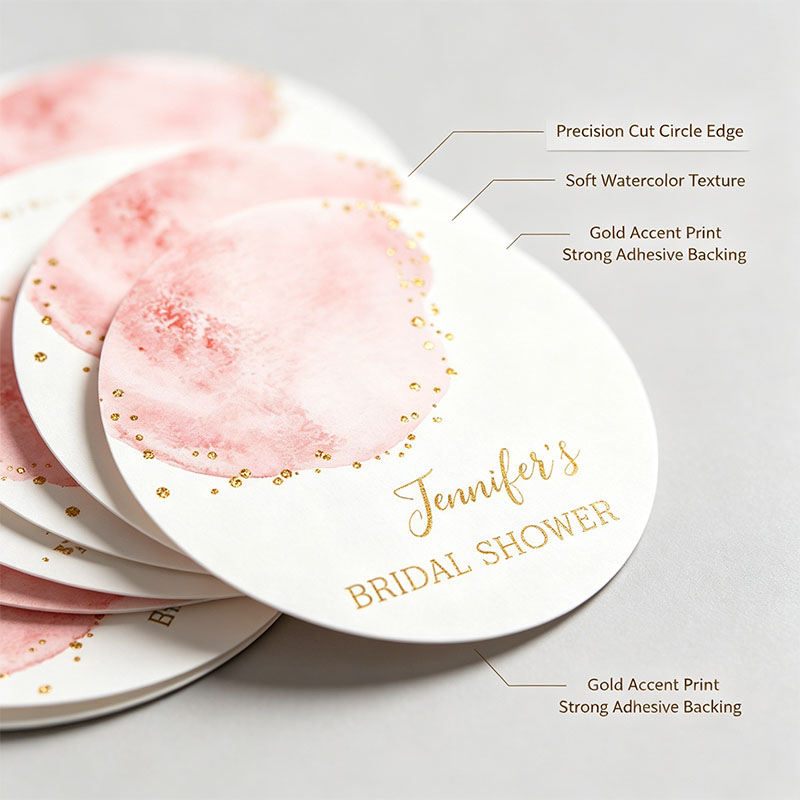 Autocollants ronds personnalis - Personalized Name Box avis et prix