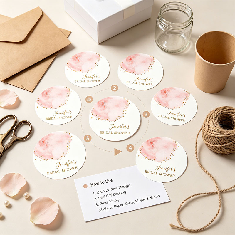 Autocollants ronds personnalis - Personalized Name Box avis et prix