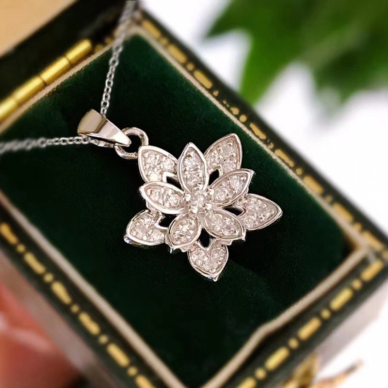 Collier de fleurs en argent St - Birth Flower Necklace avis et prix