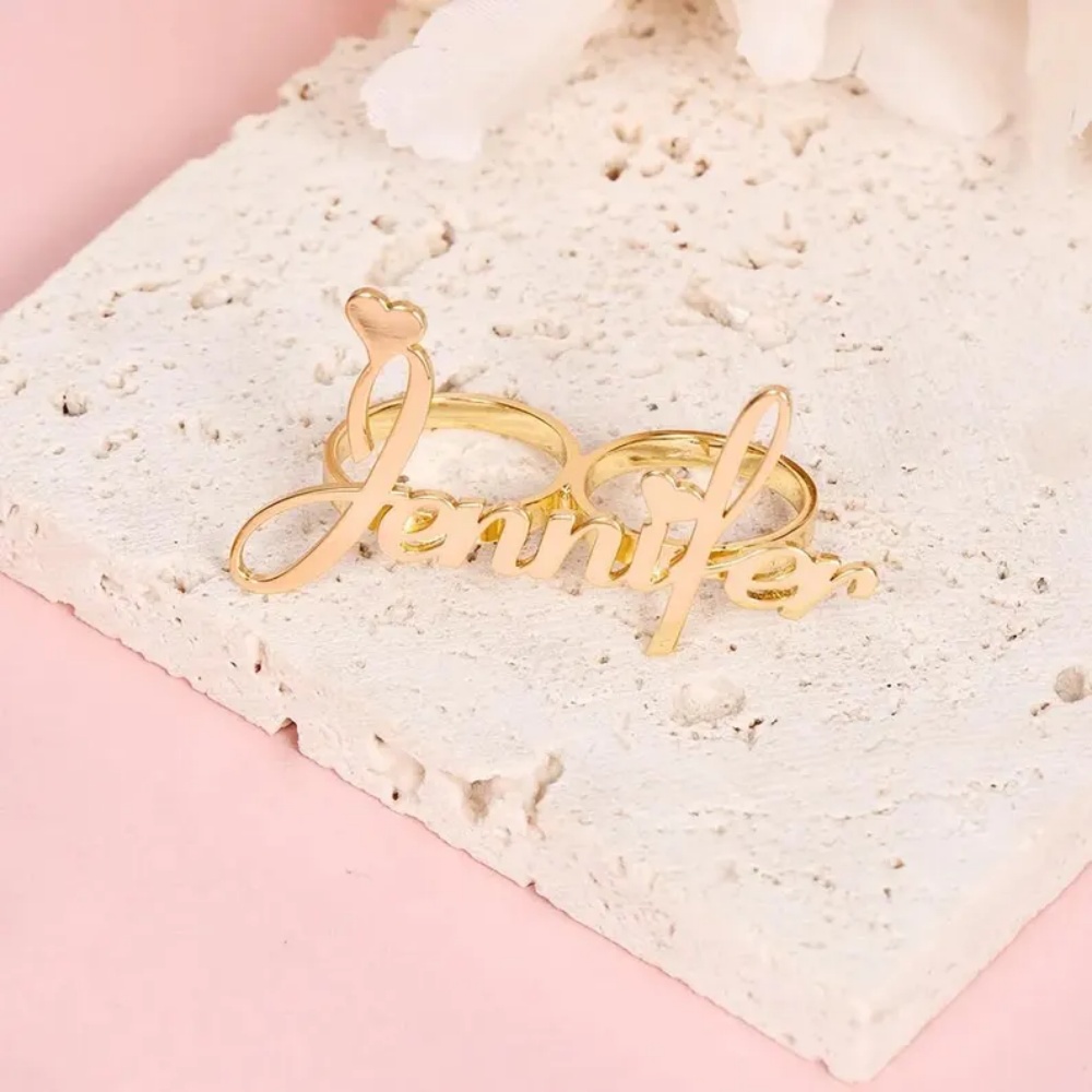 Bague personnalisée LeeChee à  - Initial Ring Custom avis et prix